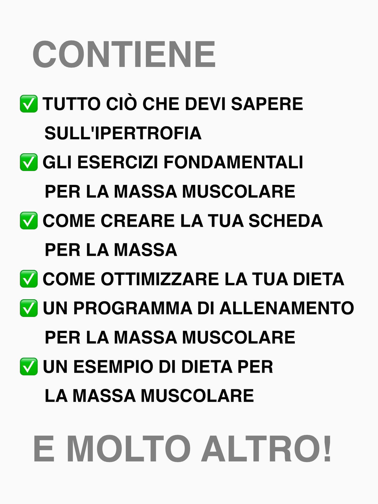 MASSA MUSCOLARE - La Guida Completa